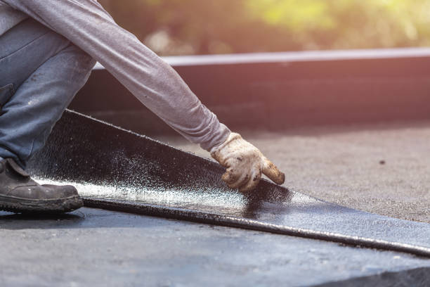 Professional Waterproofing technician working in Hanover, MD